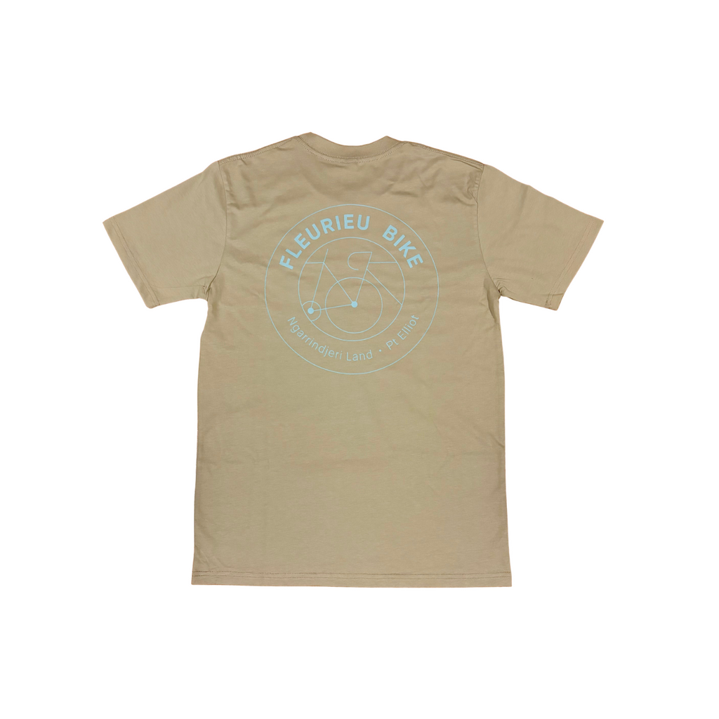 Tee with pocket fat bike